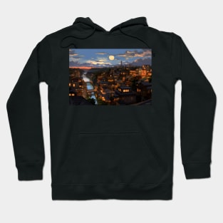 Anime Georgetown An Anime Infused Skyline Hoodie